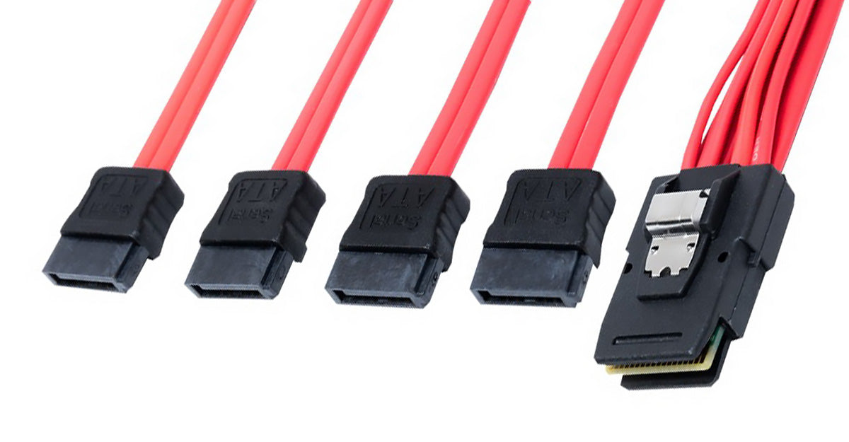 Atto CABL-SATA-INT Cable SATA Internal SFF8087 Host to 4 x1 Drives 0.5