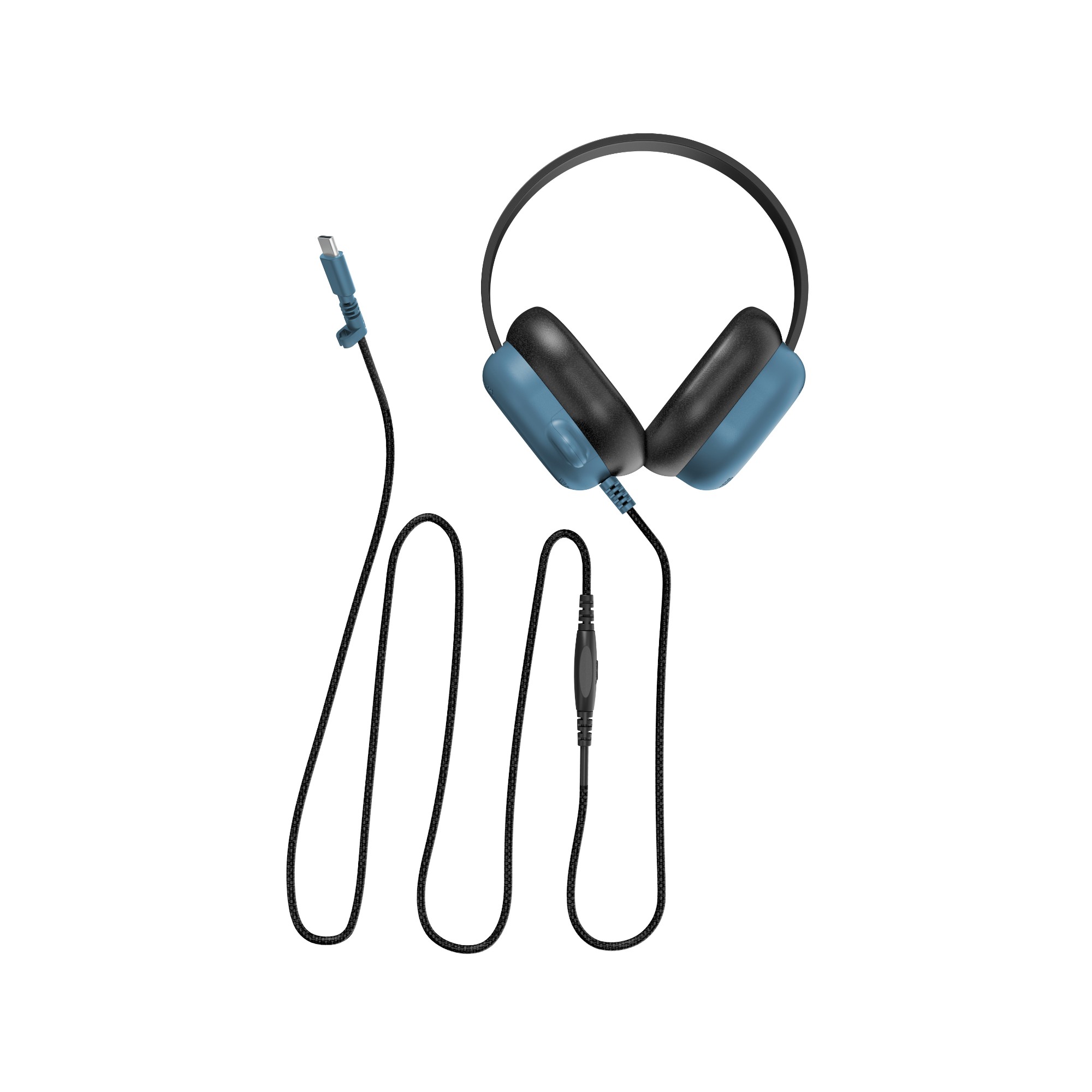 STM Hear-O Headphones (USB-C) COM (Black / Blue) Wired Head-band Black, Blue