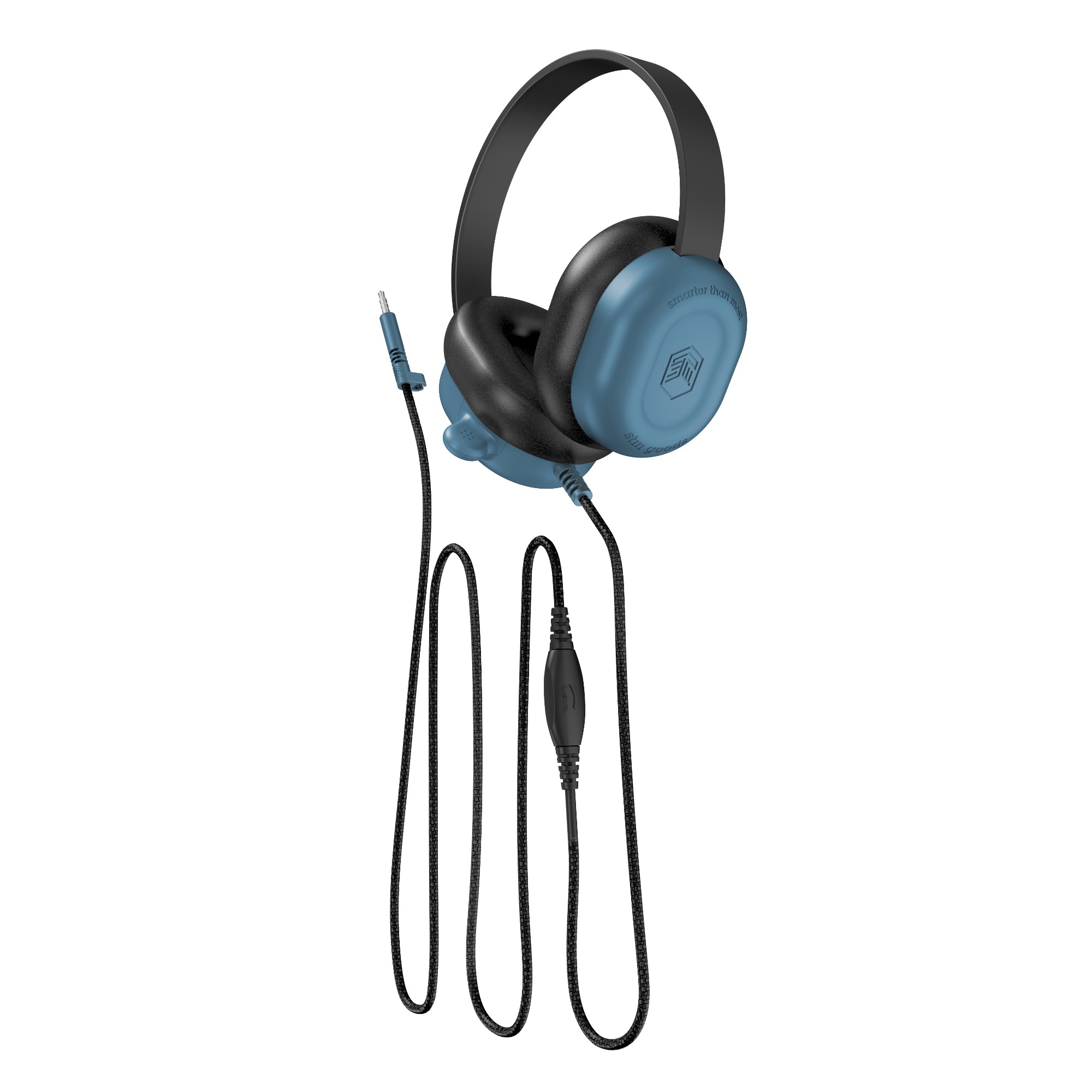 STM Hear-O Headphones (3.5mm) COM (Black / Blue) Wired Head-band Black, Blue