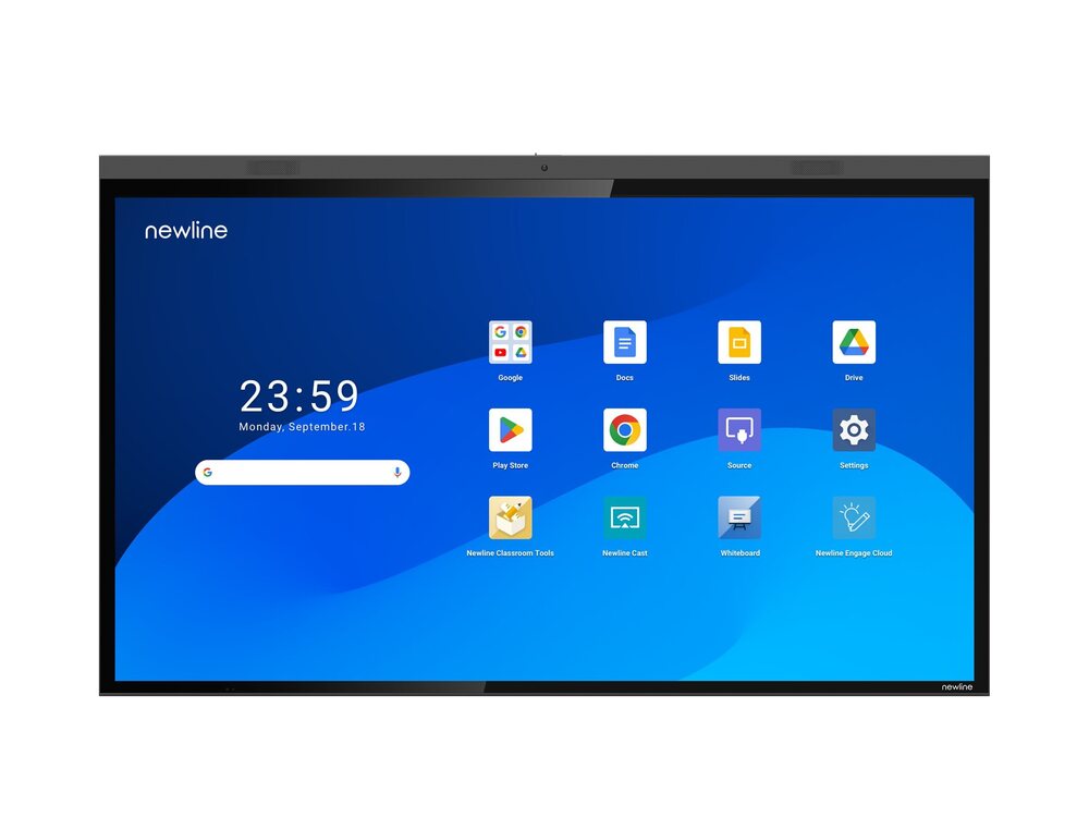 NEWLINE INTERACTIVE, INC TT-7524ZPRO-UC 75IN Z Pro 4K LED 4K Multi-Touch Display (Capacitive Touch), Google EDLA Certified + 4K Camera & OPS