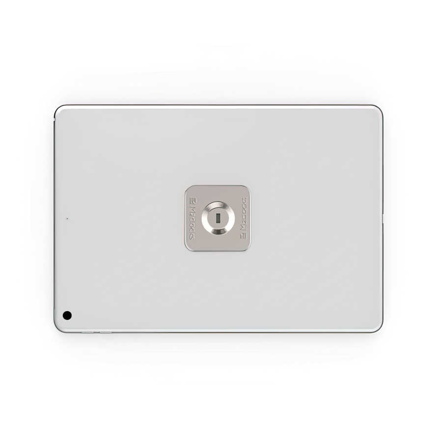 Compulocks Universal Tablet - 3M Plate - Silver Combination Lock cable lock
