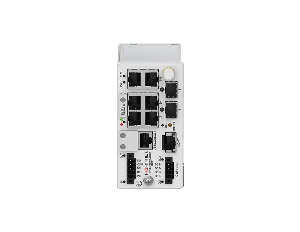 Fortinet FSR-108F FortiSwitch Rugged 8-Port Layer 2 Managed Ethernet Switch