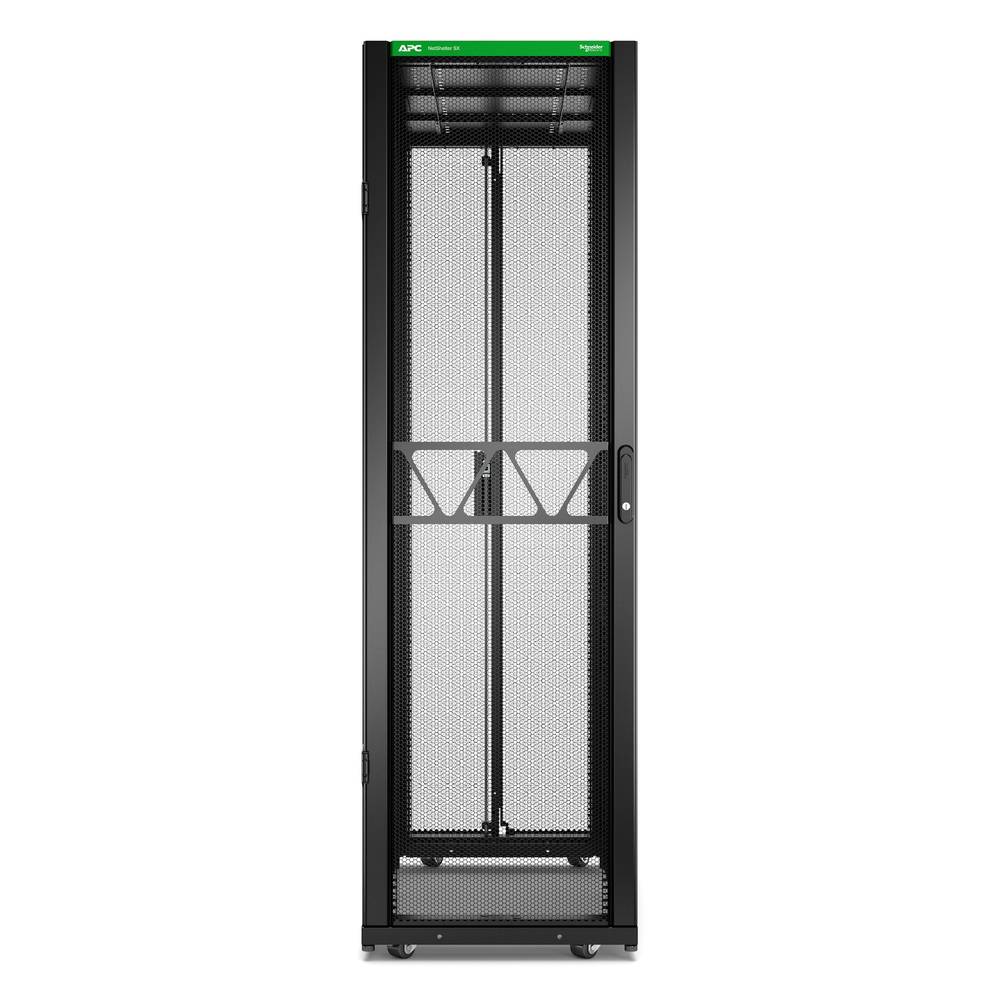 APC AR3300B2 NetShelter SX Gen 2 42U Server Rack Enclosure, 19-Inch, 1991H x 600W x 1200D mm, Black, with Sides, TAA