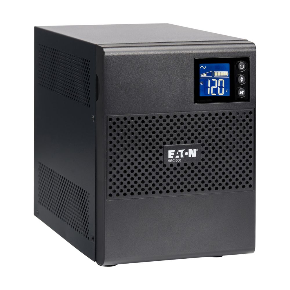 Eaton 5SC500 500VA 350W 120V Line-Interactive UPS, 4x NEMA 5-15R Outlets, USB & RS-232
