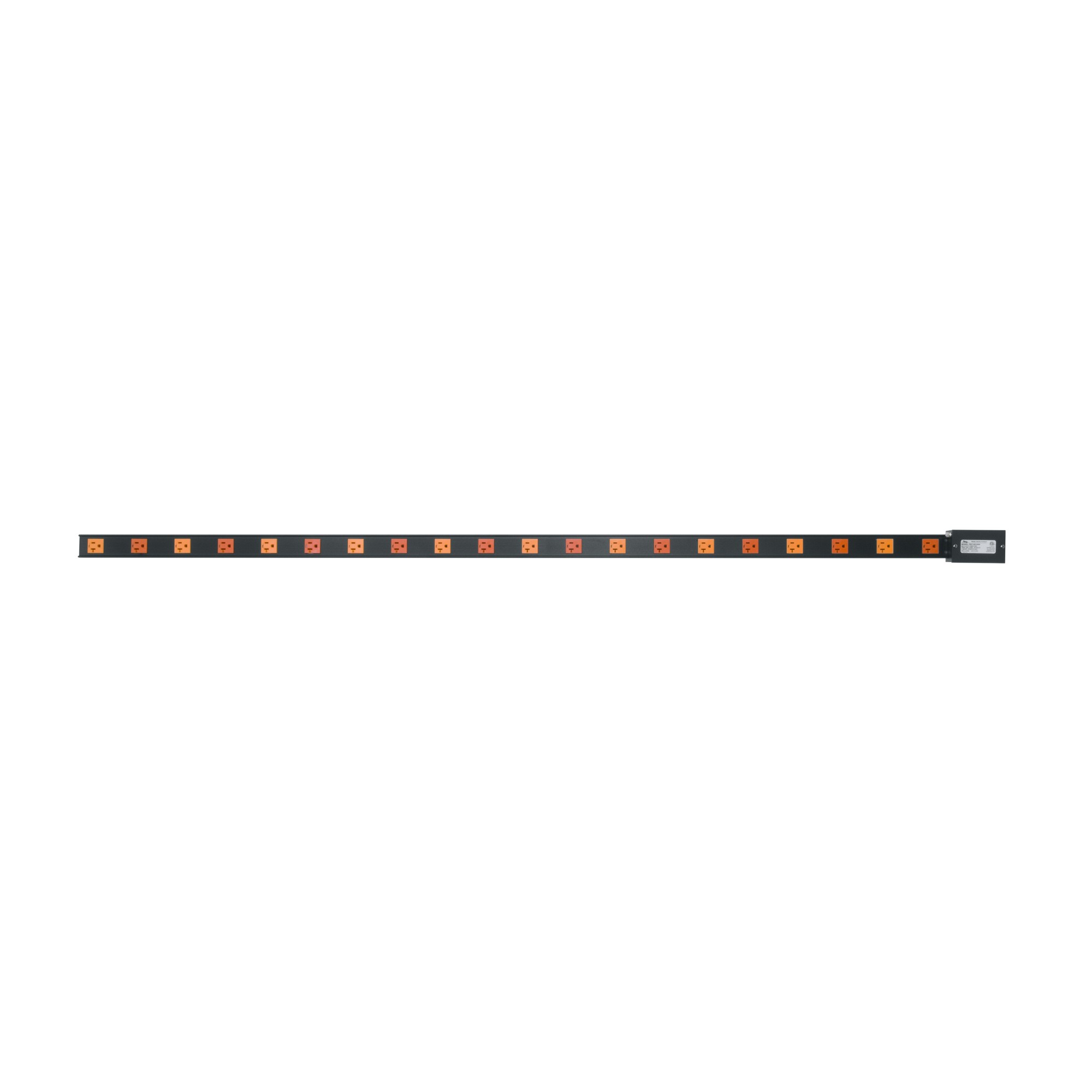 Middle Atlantic Select Series PDT Low Profile Vertical Power Strip with Dual Circuit, 16 Outlet, 15A Hardwired