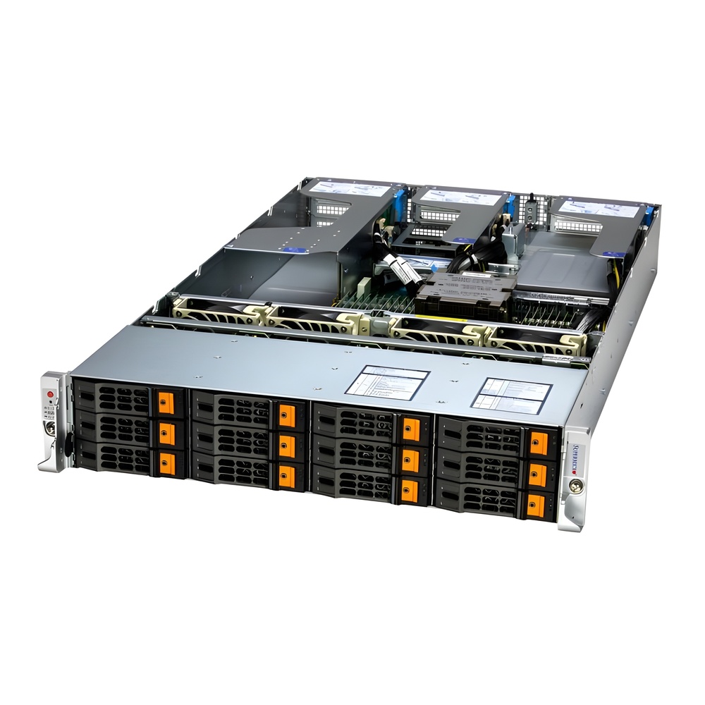 Supermicro ASG-2015S-E1CR24L-01-G2-2U 2U Gold Series Storage Server | AMD EPYC 9005/9004 | 24 Hot-Swap 3.5" SAS/SATA Bays | PCIe 5.0