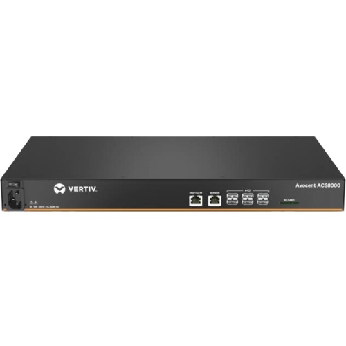 Vertiv ACS8016SAC-400 Avocent 16-port ACS8000 Console System with single AC Power Supply