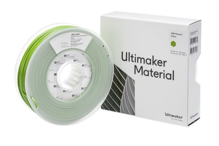 Ultimaker 1627 3D printing material ABS Green 26.5 oz (750 g)