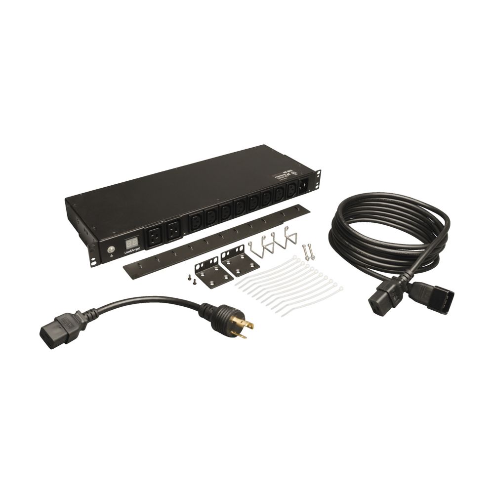 Eaton PDUMH20HV power distribution unit (PDU) 10 AC outlet(s) 1U Black