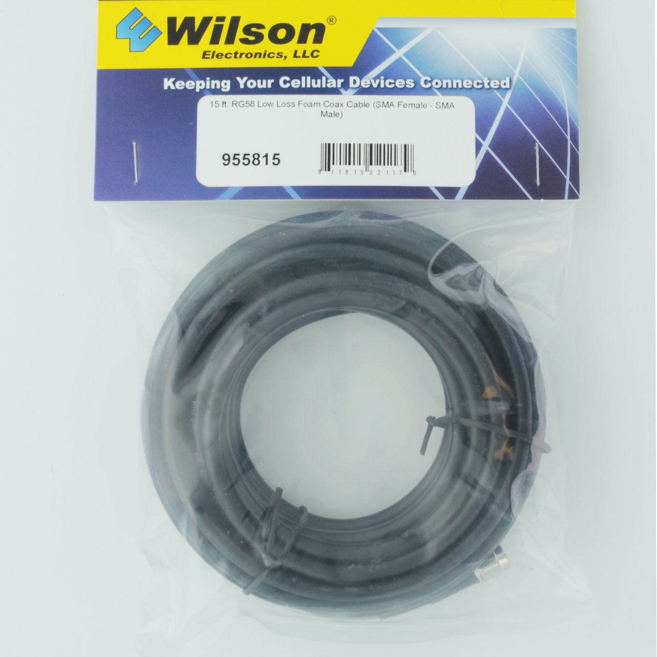 Wilson Electronics 955815 coaxial cable 177.2" (4.5 m) SMA Black