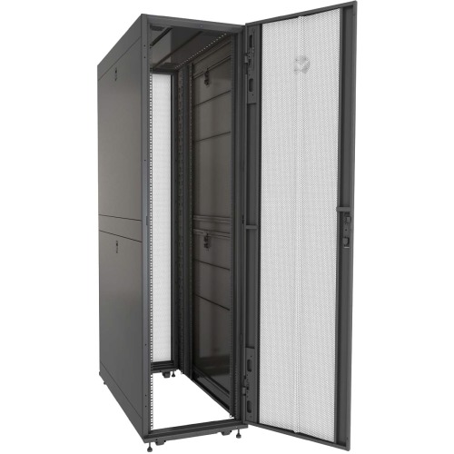 Vertiv VR3150SP rack cabinet 42U Freestanding rack Black, Transparent