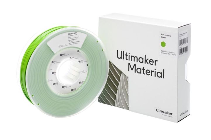 Ultimaker 1608 3D printing material Polylactic acid (PLA) Green 26.5 oz (750 g)