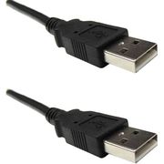 Weltron 3ft USB cable USB 2.0 35.8" (0.91 m) USB A Black