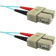 Weltron 2m 10Gb SC/SC InfiniBand/fibre optic cable 78.7" (2 m) Turquoise
