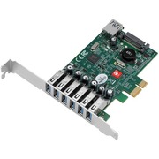 Siig CC JU-P70011-S2 DP USB3.0 7Port PCIe i e Brown box