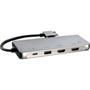 SMK ELECTRONICS CORPORATI SMK-Link USB-C Dual 4K Multi-Stream Mini Docking Station for Apple MacBook Air - MacBook Pro - Dual 4k HDMI, VGA, 100W