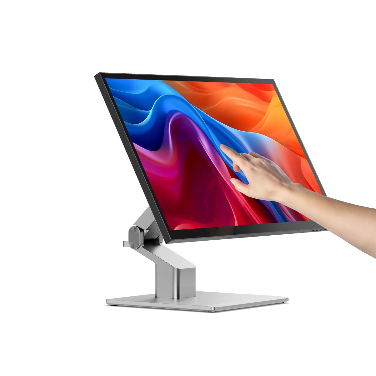ALOGIC 27C5KPDTF computer monitor 27" 5120 x 2880 pixels 5K Ultra HD LED Touchscreen Multi-user Black, Silver
