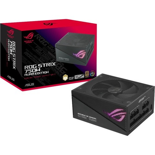 ASUS ROG STRIX 750W Gold Aura Edition power supply unit 20+4 pin ATX ATX Black