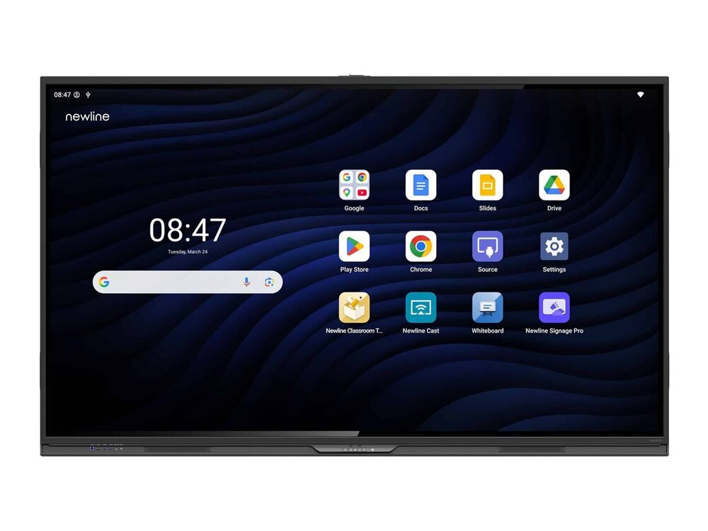 Newline TT-6526QULT 65" Q Ultra Series 4K UHD Interactive Touch Display – Google EDLA Certified Smart Board with Android 16
