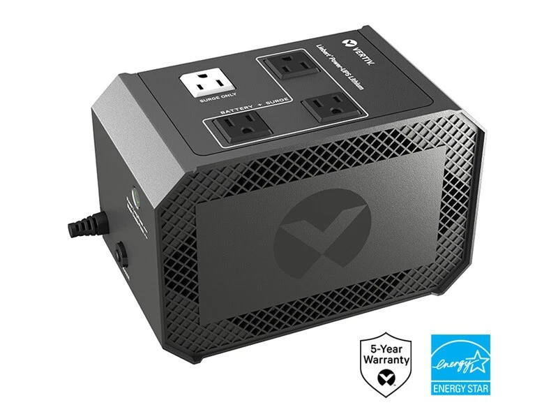 Vertiv PUL-400LVT Liebert Power-UPS Lithium 400VA/240W Standby UPS