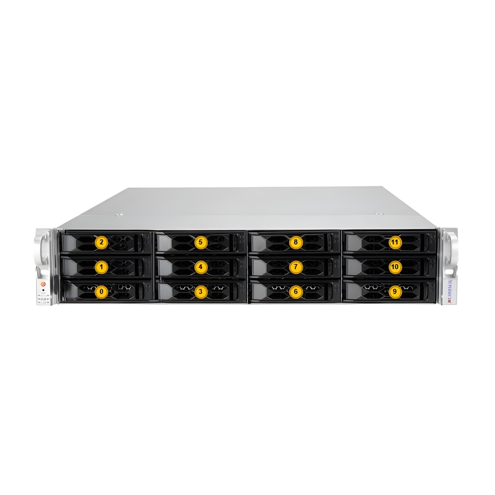 Supermicro AS-2015CS-TNR-01-G2-2U 2U Gold Series CloudDC Server | AMD EPYC 9005/9004 | 12 Hot-Swap NVMe/SAS/SATA Bays | PCIe 5.0