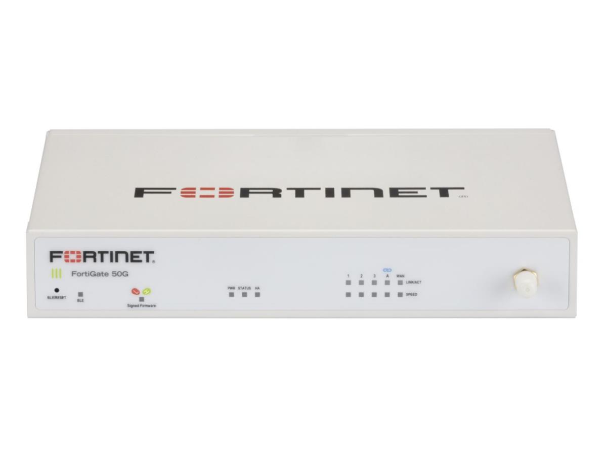Fortinet FortiGate FG-50G Network Security/Firewall Appliance - Intrusion Prevention - 5 Port - 1000Base-T - Gigabit Ethernet