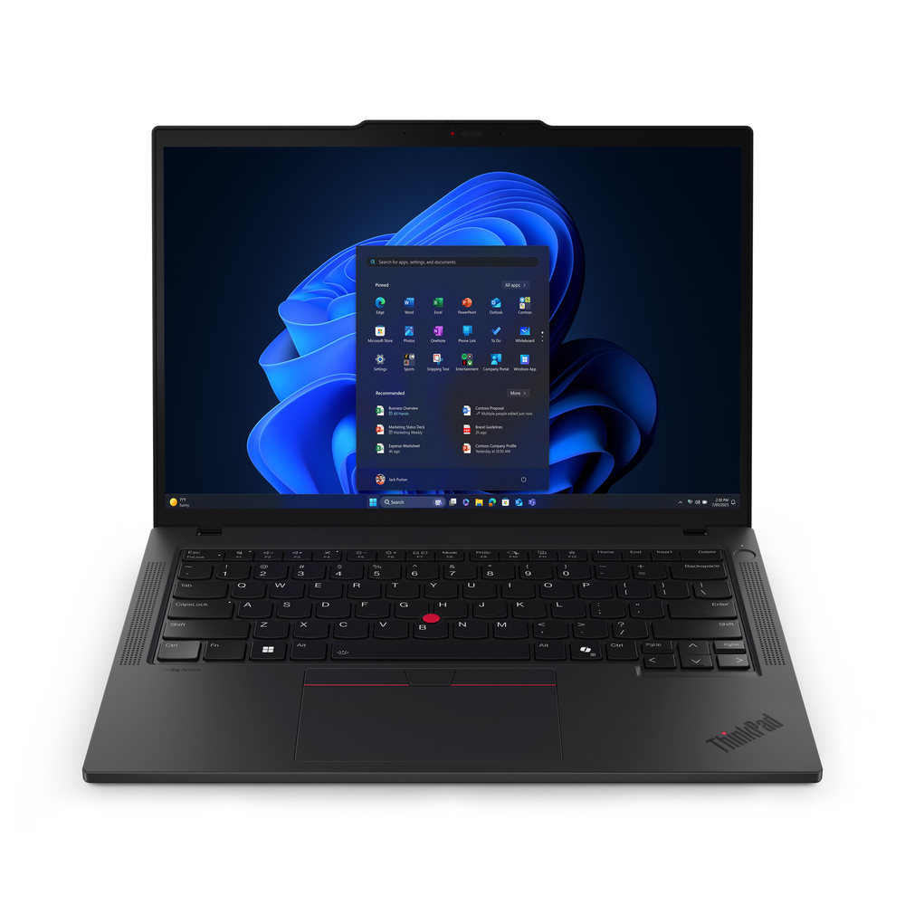 Lenovo ThinkPad T14 Gen 6 (Intel) Copilot+ PC Intel Core Ultra 5 236V Laptop 14" WUXGA 16 GB LPDDR5x-SDRAM 256 GB SSD Wi-Fi 7 (802.11be) Windows 11 Pro Black English 21QG00DJUS