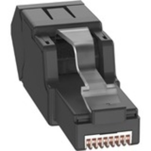Panduit FPUD6X88MTG cable gender changer RJ-45 TX6A Black