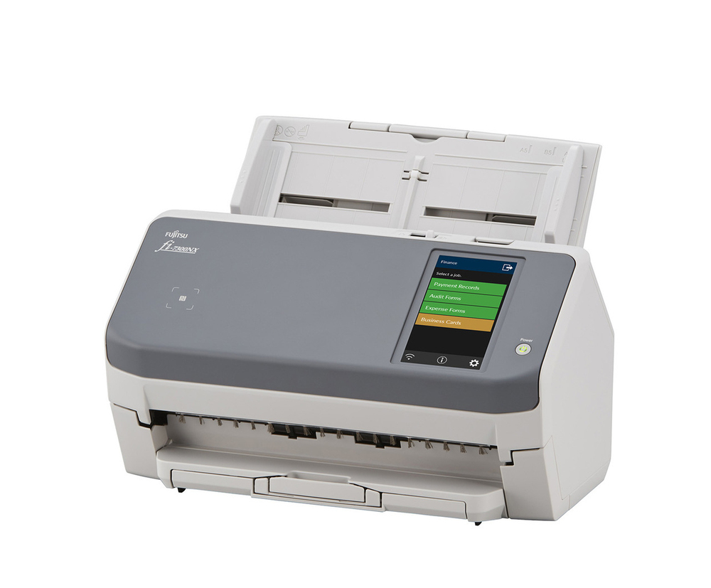RICOH PFU PA03768-B005 fi-7300NX Color Duplex Document Scanner, 60 ppm, 120 ipm, 600 dpi, 80-Sheet ADF, Wi-Fi & Ethernet