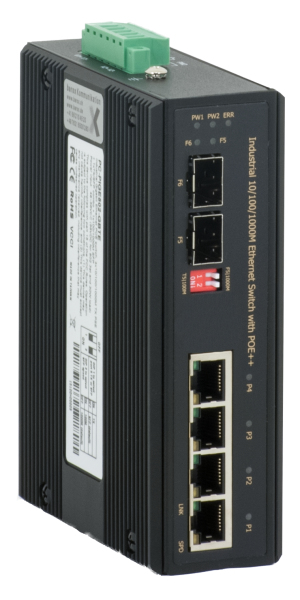 Barox PC-PITE502-GBTE network switch Unmanaged L2 Gigabit Ethernet (10/100/1000) Power over Ethernet (PoE) Black