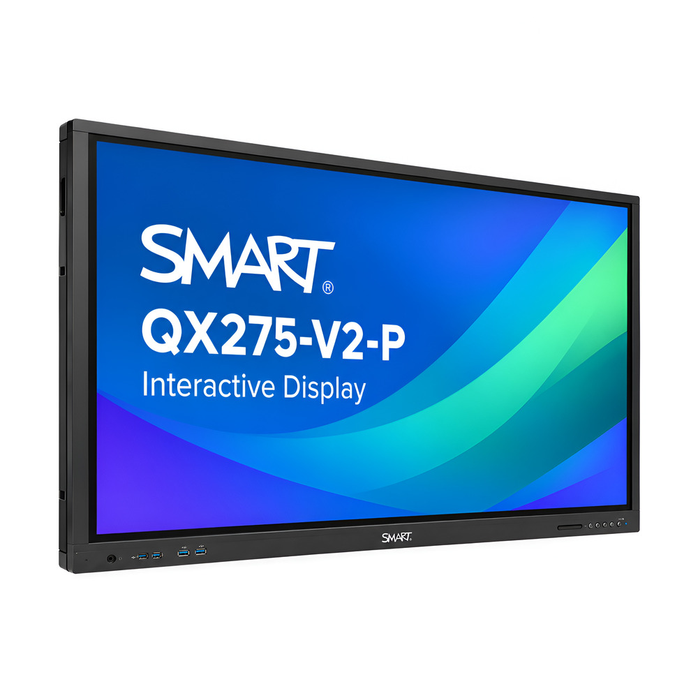 SMART Technologies QX275-V2-P QX (V2) Pro Series with iQ - 75" LED-backlit LCD display - 4K - for interactive communication