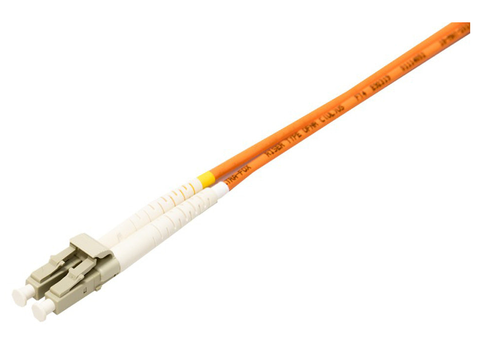 Atto CABL-LCLC-R03 InfiniBand/fibre optic cable 118.1" (3 m) LC Orange, Beige, White