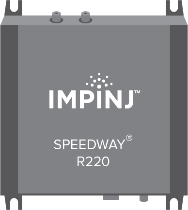 Impinj Speedway R220 RFID reader RS-232/RJ-45/USB Gray