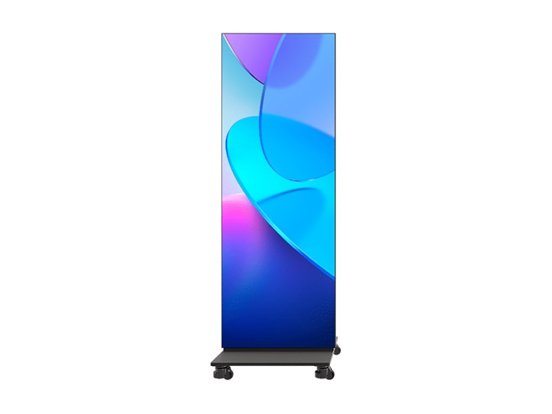 Newline DV-GOPOSTER 75" DV Go Poster Mobile Direct View LED Digital Signage Display | Android 11 | Portable Commercial LED Display