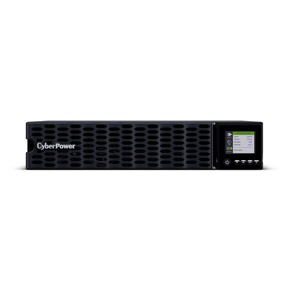 CyberPower OL1K5RTHD 1500VA/1350W 2U Rack/Tower Online Double-Conversion UPS with Sine Wave, LCD & SNMP