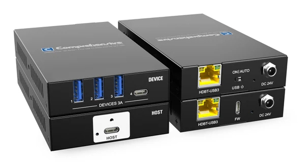 Comprehensive Pro AV/IT Integrator GX Series AV transmitter & receiver Black