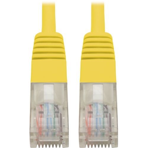 Tripp Lite N002-002-YW networking cable Yellow 24" (0.61 m) Cat5e U/UTP (UTP)