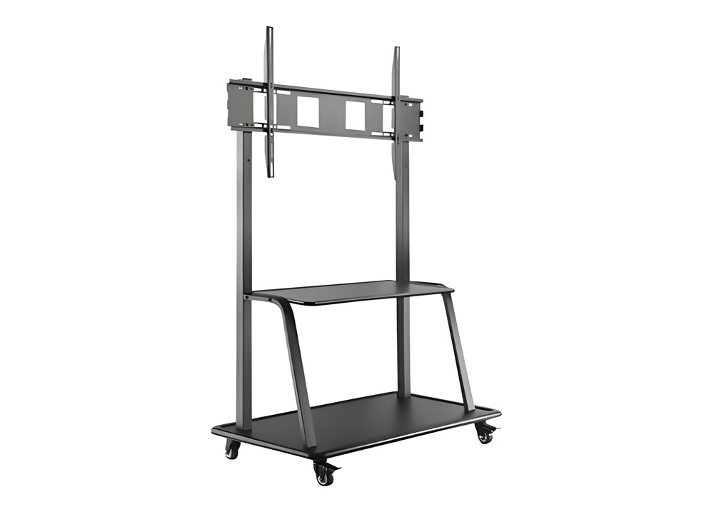 Newline Mobile Stand EPR8A50500-FRK Height-Adjustable Rolling Display Cart for Interactive Panels