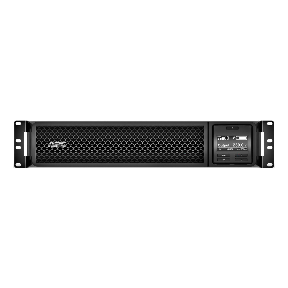 APC SRT3000RMXLA-NC Smart-UPS SRT 3000VA Rackmount UPS – 2700W, 120V, 2U, Network Card, Extended Runtime