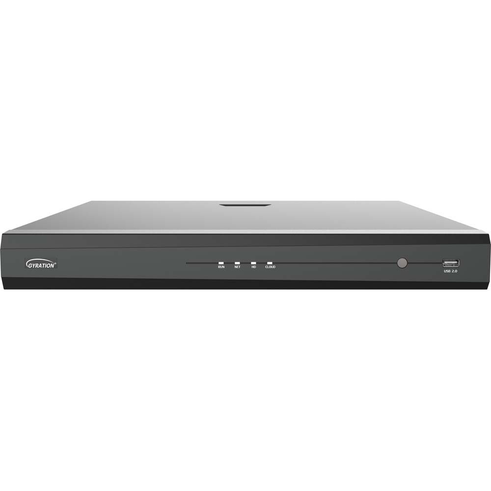 Adesso 16CH NVR H.265 4K NO HDD  POE, 2 SATA INTERFACE w/ 8TB pre-installed HDD
