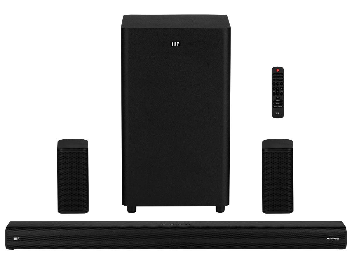 Monoprice 42034 soundbar speaker 5.1.2 channels