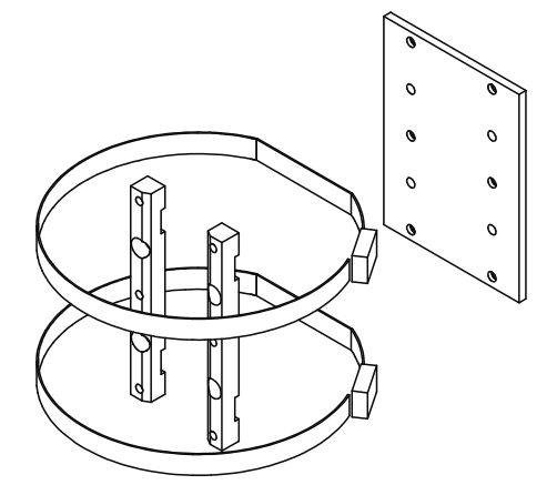 Bosch MIC-PMB mounting kit Stainless steel
