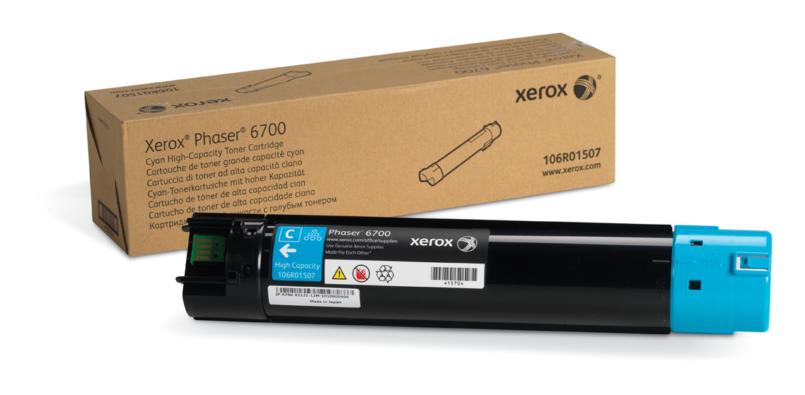 106R01507 Toner cyan, 12K pages @ 5% coverage