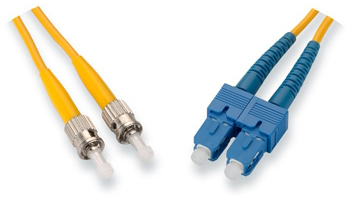 Signamax Connectivity Systems FCS-4/2-3M fiber optic cable 118.1" (3 m) SC ST OFNR OS1 Blue, Yellow