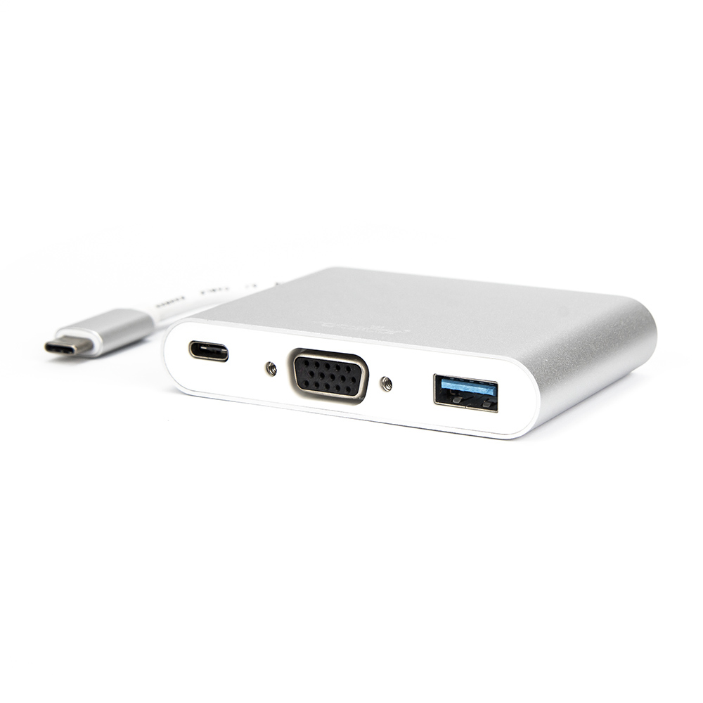 Rocstor Y10A175-S1 laptop dock/port replicator USB 3.2 Gen 1 (3.1 Gen 1) Type-C White