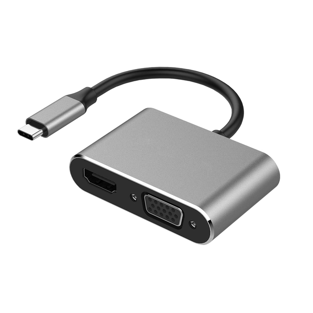 4XEM 4XUSBCHUB04 notebook dock/port replicator Wired USB 3.2 Gen 1 (3.1 Gen 1) Type-C Black, Gray