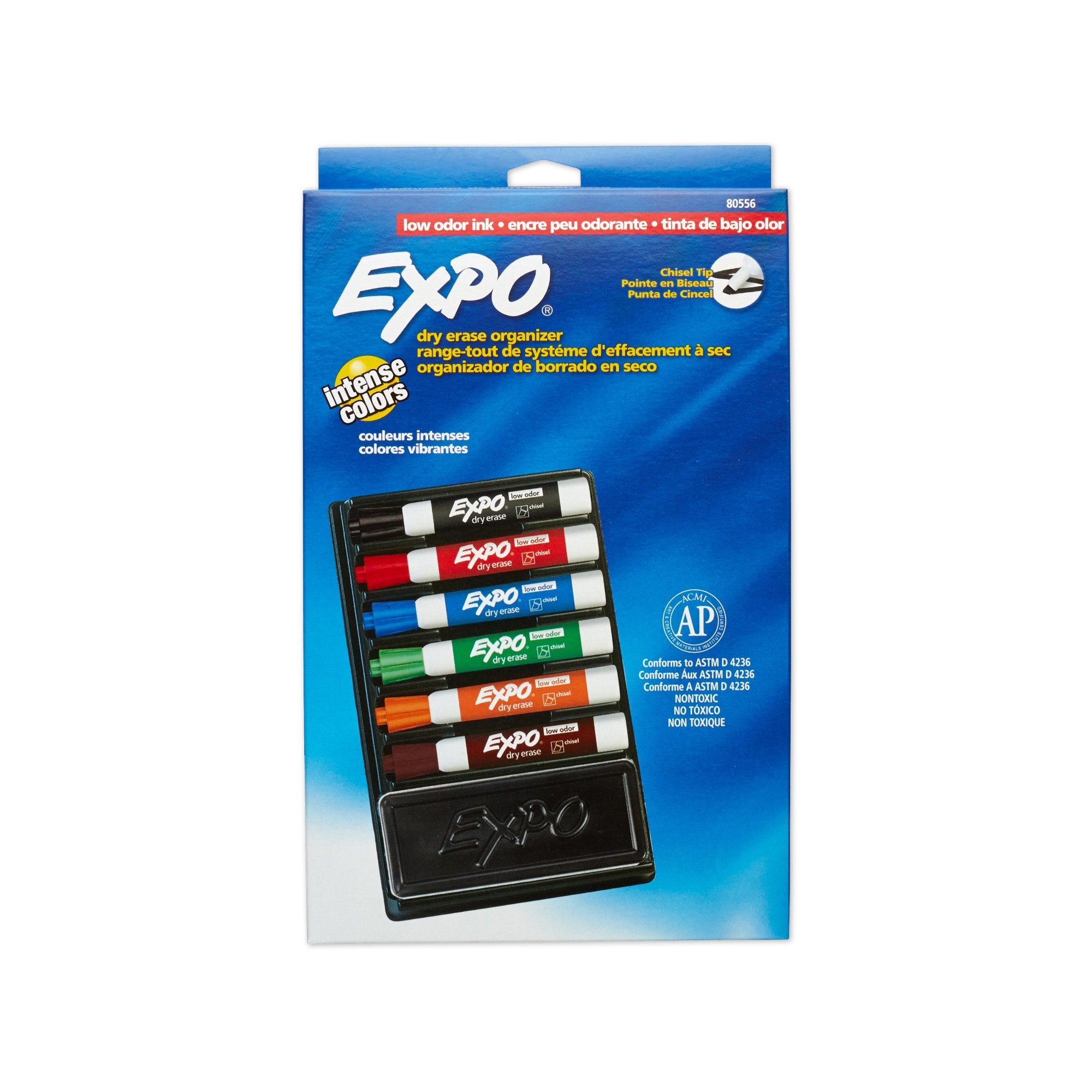 EXPO 80556 marker 7 pc(s) Chisel tip Assorted colors