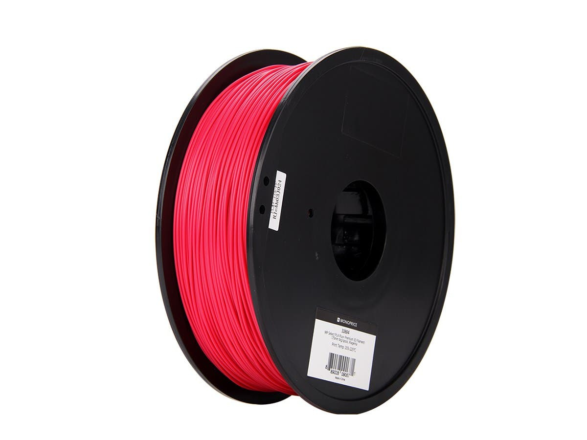 Monoprice 33884 3D printing material Polylactic acid plus (PLA+) Magenta