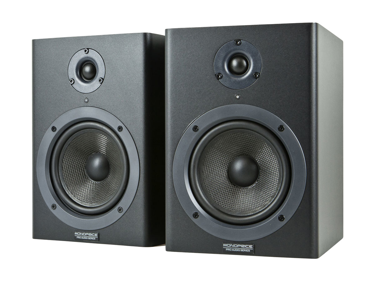 Monoprice 605500 loudspeaker 2-way Black Wired 30 W