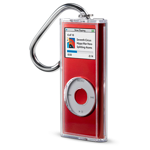 Belkin Acrylic Case for iPod nano with Carabiner Clip Transparent